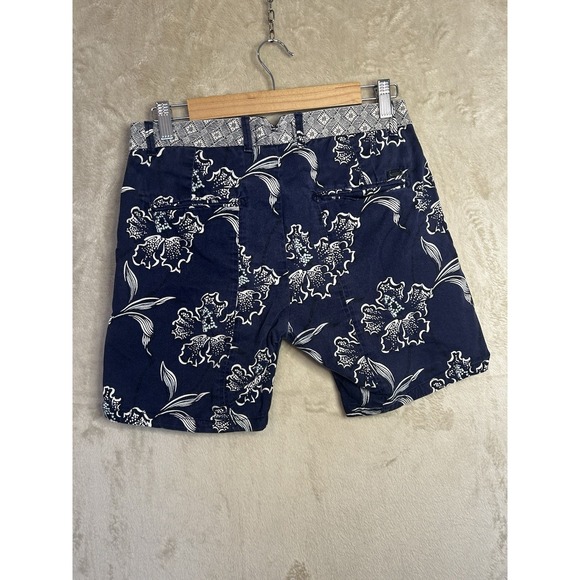 Scotch and Soda Men's 29 Sea You Shorts Navy Blue White Floral Pattern - Picture 4 of 7